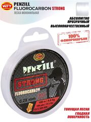 Леска монофильная WFT KG Penzill FLUOROCARBON Strong 100 м, 0.28 мм