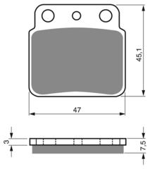 Колодки тормозные Goldfren 092 K5