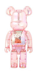 Мишка Bearbrick X-Girl 1000% Rose