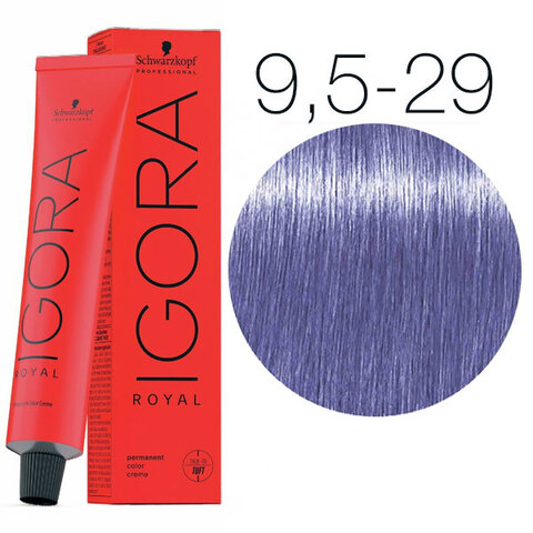 Schwarzkopf Igora Royal New 9,5-29 (Светлый блондин пастельный лаванда) - Краска для волос