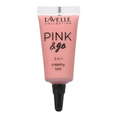 LavelleCollection Кремовый Тинт ,тон 02 для щек, губ и глаз PINK & GO 3 in1