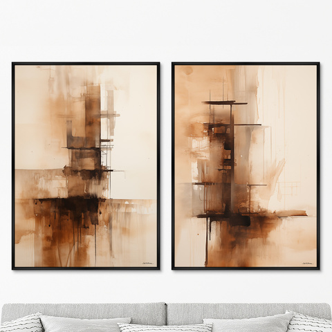 ArtNoMore - Набор из 2-х репродукций картин на холсте The rusty breeze, 2024г.