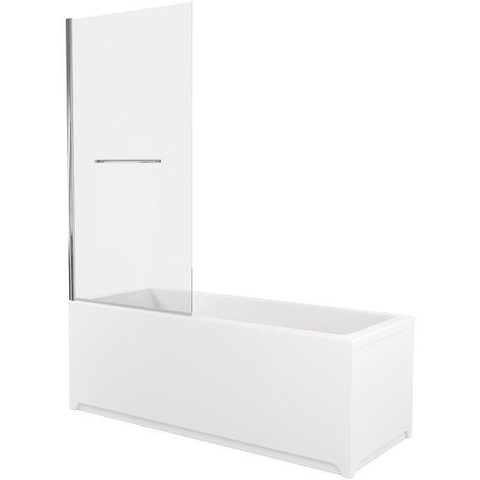 Allen Brau 3.31023.00 3.31023.00 PRIORITY, Шторка на борт 800мм (H=1500мм) стекло Optiwhite, Easyclean, хром (274701)