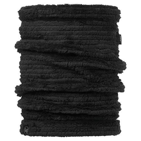 Картинка шарф-труба Buff Neckwarmer Thermal Solid Graphite Black - 1