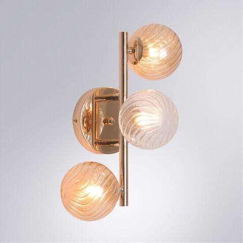 Настенный светильник Arte Lamp ETEREO A5261AP-3GO