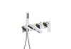 Aquatek AQ1644CR AQ1644CR ЛИБРА смеситель для ванны встроенный (внешняя и скрытая часть)