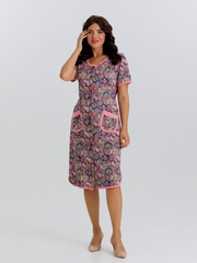 4728 Халат на пуговицах