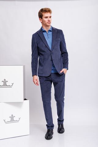 DIGEL Костюм с накладными карманами из хлопка с эластаном