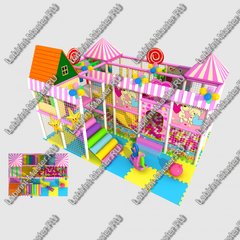 Детский игровой лабиринт "Теремки"