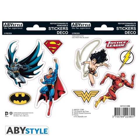 Наклейки ABYstyle: DC COMICS: Justice League ABYDCO356