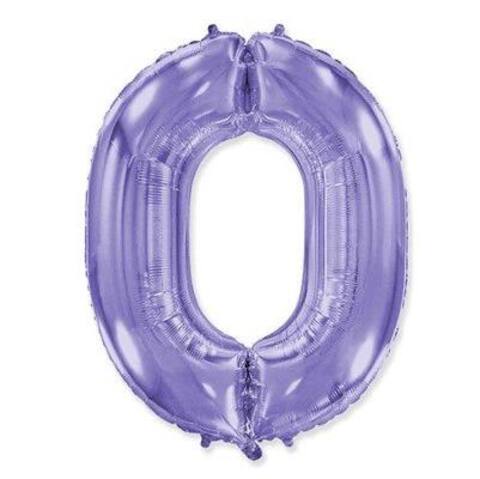 Цифра "0" Сирень