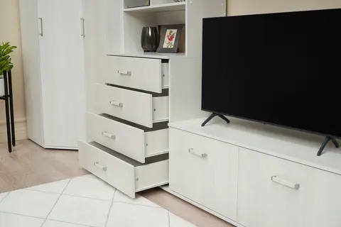 Стенка Белла ясень белый