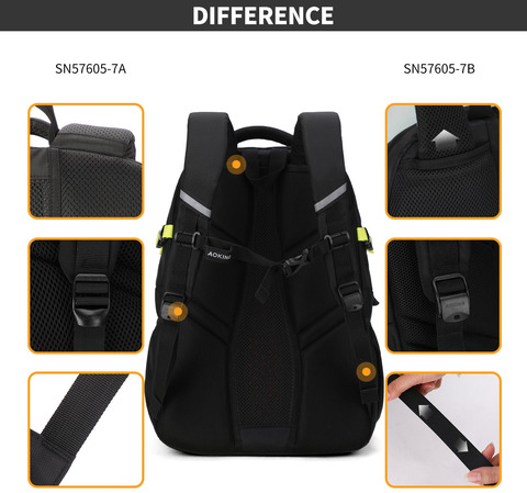 Картинка рюкзак городской Aoking SN57605-7A Black - 7