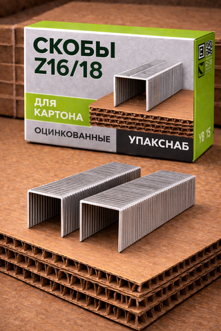 Скоба Z16/18 оцинкованная