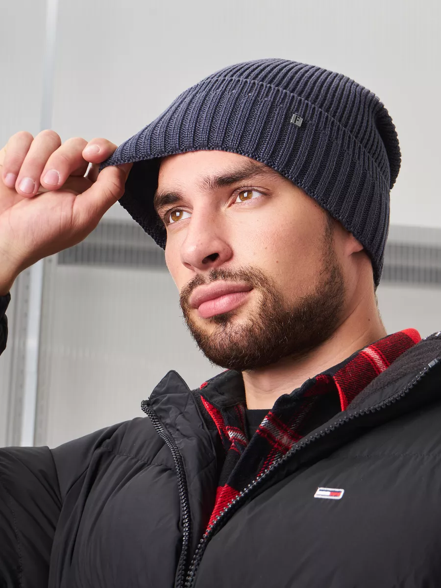 Шапка бини зимняя весенняя с флисом