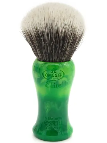 Помазок для бритья Omega Elite Earth из коллекции 5 Elements