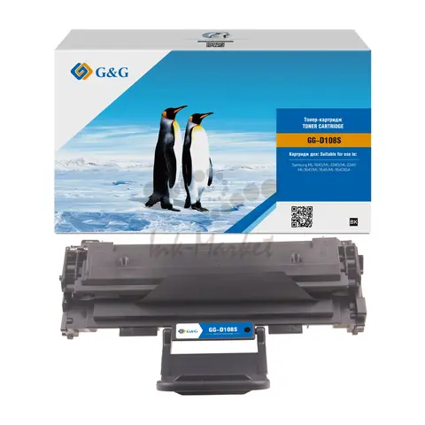 Картридж лазерный G&G GG-D108S черный (1500стр.) для Samsung ML-1640, 2240, 2241, 1641, 1645, 1640XSA