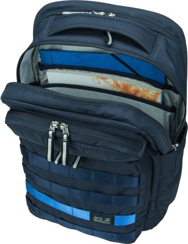 Картинка рюкзак школьный Jack Wolfskin Trt School Pack grey geo block - 3