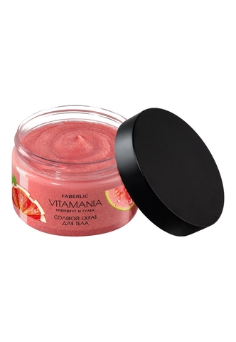 VITAMANIA Солевой скраб для тела «Грейпфрут и гуава», 300гр