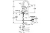 GROHE Start Edge QuickFix 24201001 Смеситель для раковины с донным клапаном, L-Size, хром