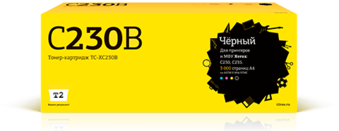 Картридж T2 TC-XC230B для Xerox C230/C235 (3000 стр.) черный, с чипом 006R04395