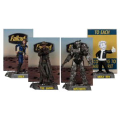 Набор фигурок McFarlane Toys Fallout Lucy Maximus The Ghoul And Vault Boy 4PK