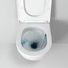 Унитаз подвесной Grossman GR-4455SQ Tornado безободковый с тонким сиденьем 490x360x350