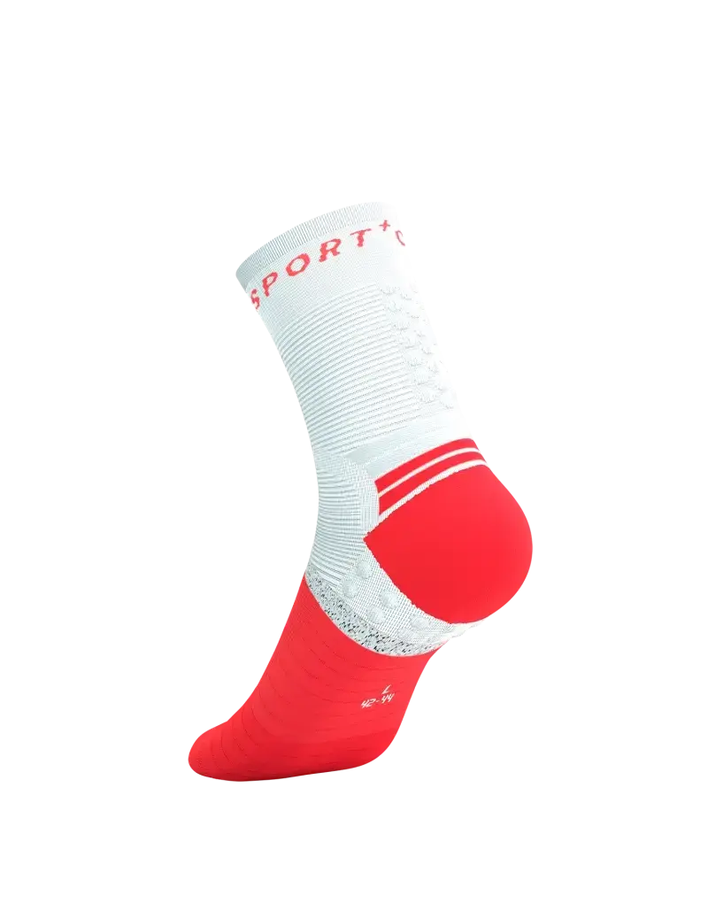 Носки Pro Marathon V2.0 FLUO RED/WHITE