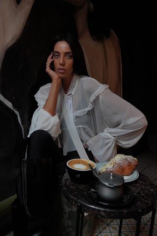 Блуза GOLUBKA | Молочный