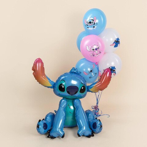 Сет гелиевых шаров Стич сидячий