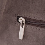 Сумка Саломея 362 эко-замша серый шоколад