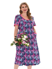 1351В Халат на пуговицах