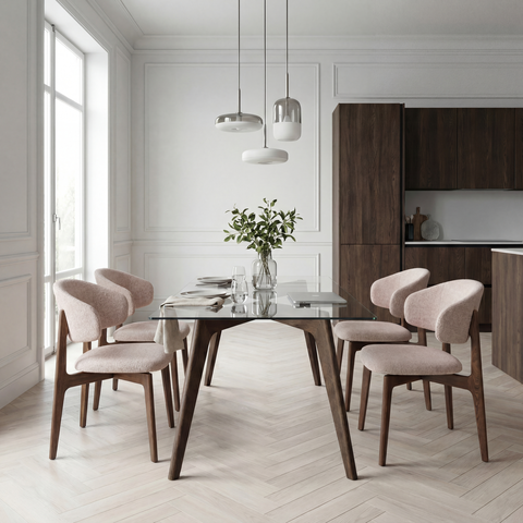 Дизайнерский стол STRIPE WOOD 200