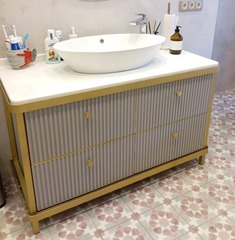 Тумба с раковиной напольная