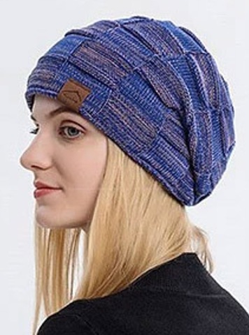 Картинка шапка-бини Skully Wear ZZM-998 8(Violet) - 9