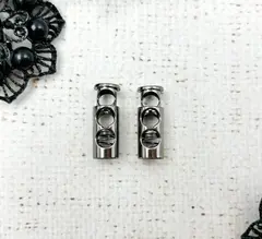 Фиксатор металл, р. 25х9 мм, d 5 мм, чёрный никель