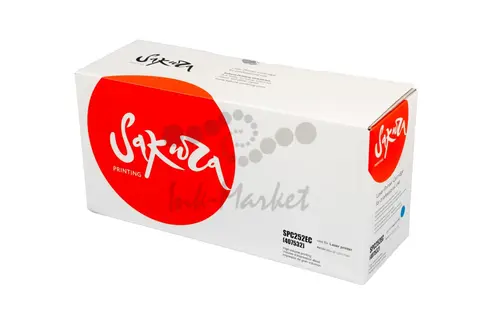 Картридж Sakura SPC252EC для Ricoh, голубой, 4000 к.
