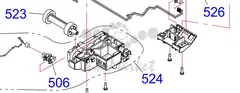 Крышка корпуса принтера (пластик) Epson 1736260