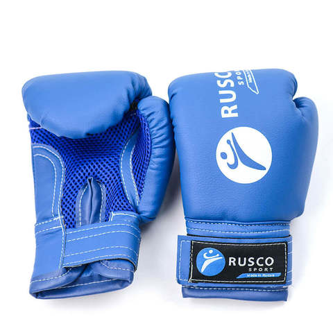 Перчатки боксерские Rusco синие