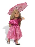 зонт ажурный - Демонстрационный образец. Одежда для кукол, пупсов и мягких игрушек.