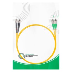 Патч Корд Оптоволоконный FC/APC-ST/UPC SM 9/125 Duplex 3.0мм 1 м