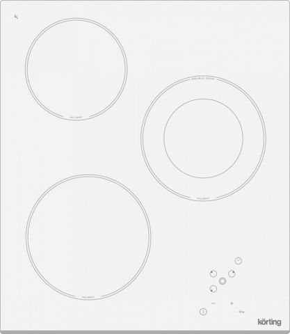 Электрическая варочная панель Korting HK 42031 BW