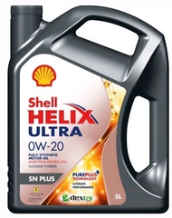 Моторное масло SHELL Helix Ultra 0W-20 SN Plus 5 л