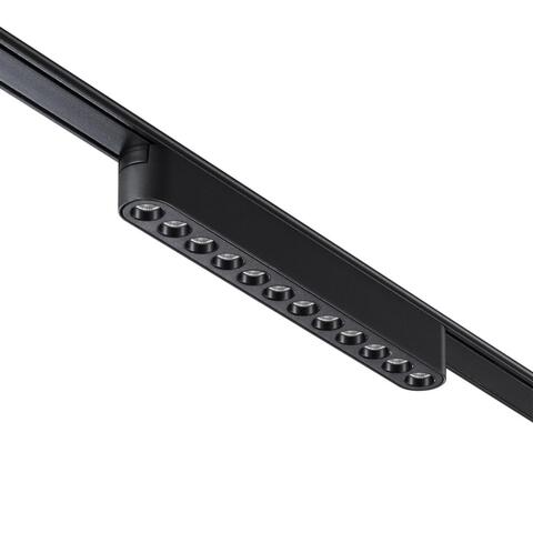 359076 SHINO NT23 000 черный Трековый светильник для низковольтного шинопровода IP20 LED 12W 48V 4000K 1140Лм SMAL