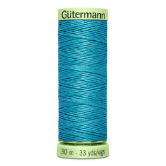 Нить Top Stitch 30/30 м для декоративной отстрочки, Gutermann, 332 насыщенный бирюзовый
