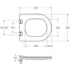Унитаз подвесной BelBagno Uno 2.1 BB7006CHR+SC безободковый 36x48.5x33 см, с сиденьем дюропласт