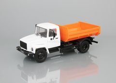 GAZ-35072 dump truck white-orange 1:43 DeAgostini Auto Legends USSR Trucks #32