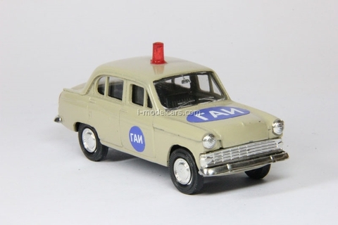 Moskvich-403 GAI Police beige Agat Mossar Tantal 1:43
