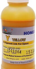 Чернила пигментные DCTec 7880P/200 -  UltraChrome Epson 7880/9880 yellow (желтый) 200 мл. Серия 198680-880
