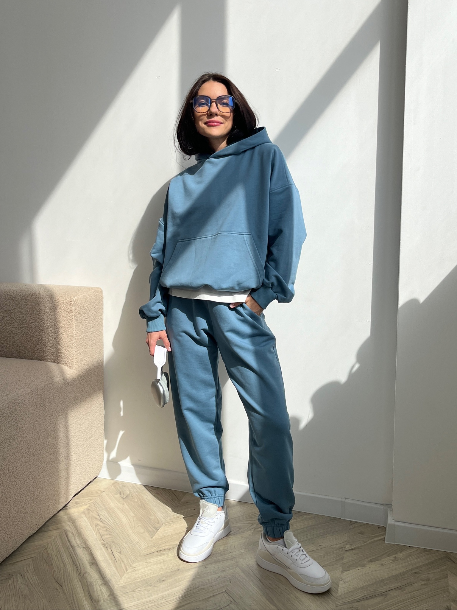 Джоггеры OVERSIZE, блюстоун